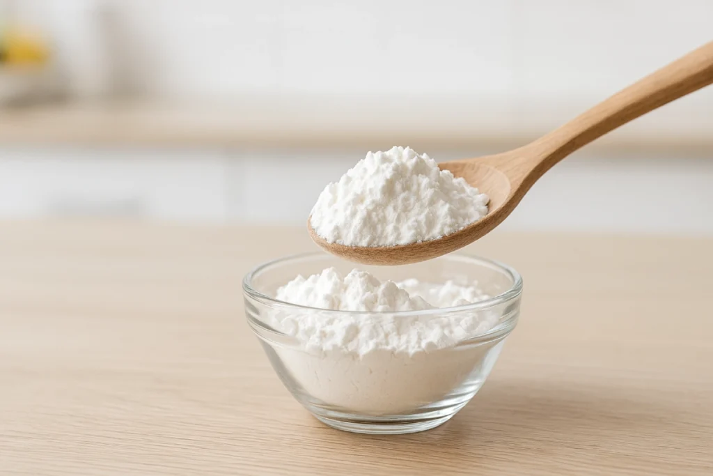 Ce este amidonul alimentar și cum se folosește. Linguriță cu amidon alimentar