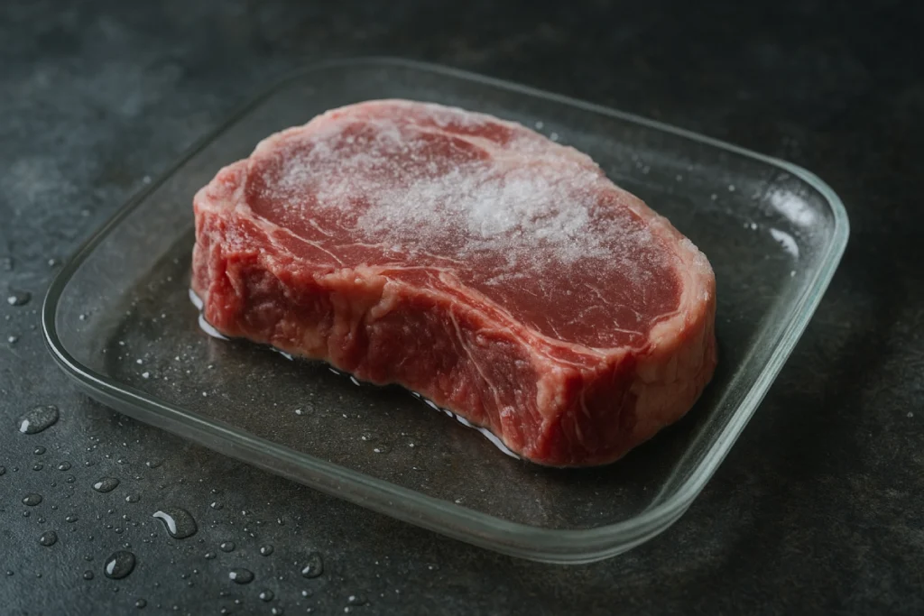 Cum se dezgheață carnea?