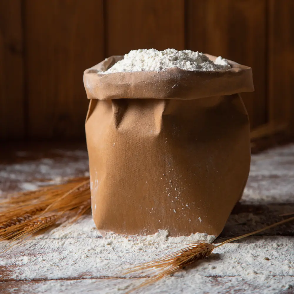 Făină albă de grâu, sac de făină albă de grâu