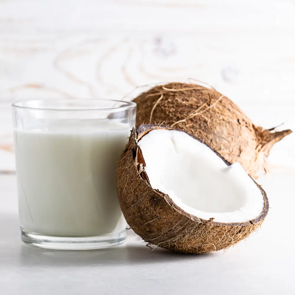 Lapte de cocos, nucă de cocos